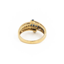 Bague Or jaune Saphir - Castafiore