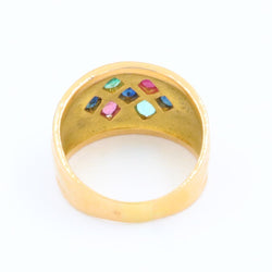 Bague Or jaune Saphir - Castafiore