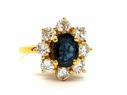 Bague Or jaune Saphir - Castafiore