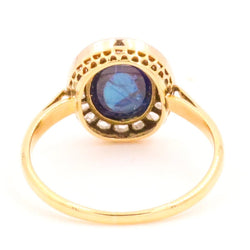 Bague Or jaune Saphir - Castafiore