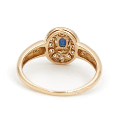Bague Or jaune Saphir - Castafiore