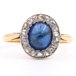 Bague Or jaune Saphir - Castafiore