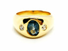 Bague Or jaune Saphir - Castafiore