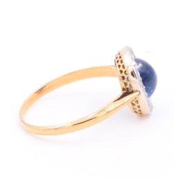 Bague Or jaune Saphir - Castafiore