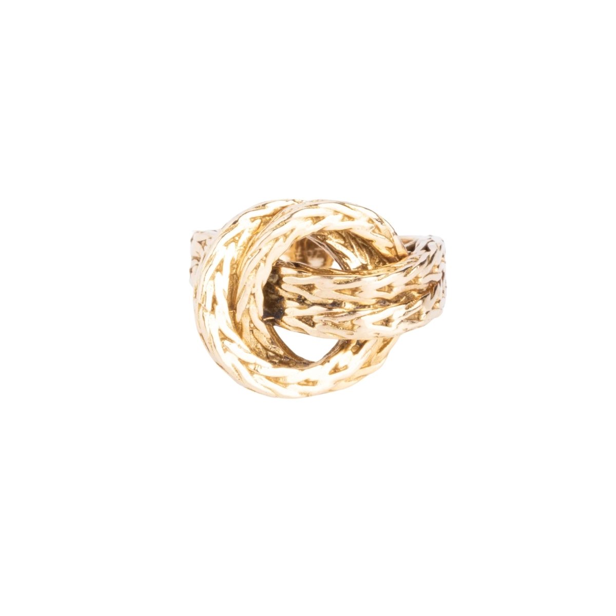 Bague or jaune signé Hermès collection Vendôme - Castafiore