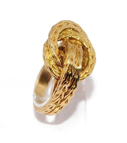 Bague or jaune signé Hermès collection Vendôme - Castafiore