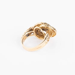 Bague or jaune signé Hermès collection Vendôme - Castafiore