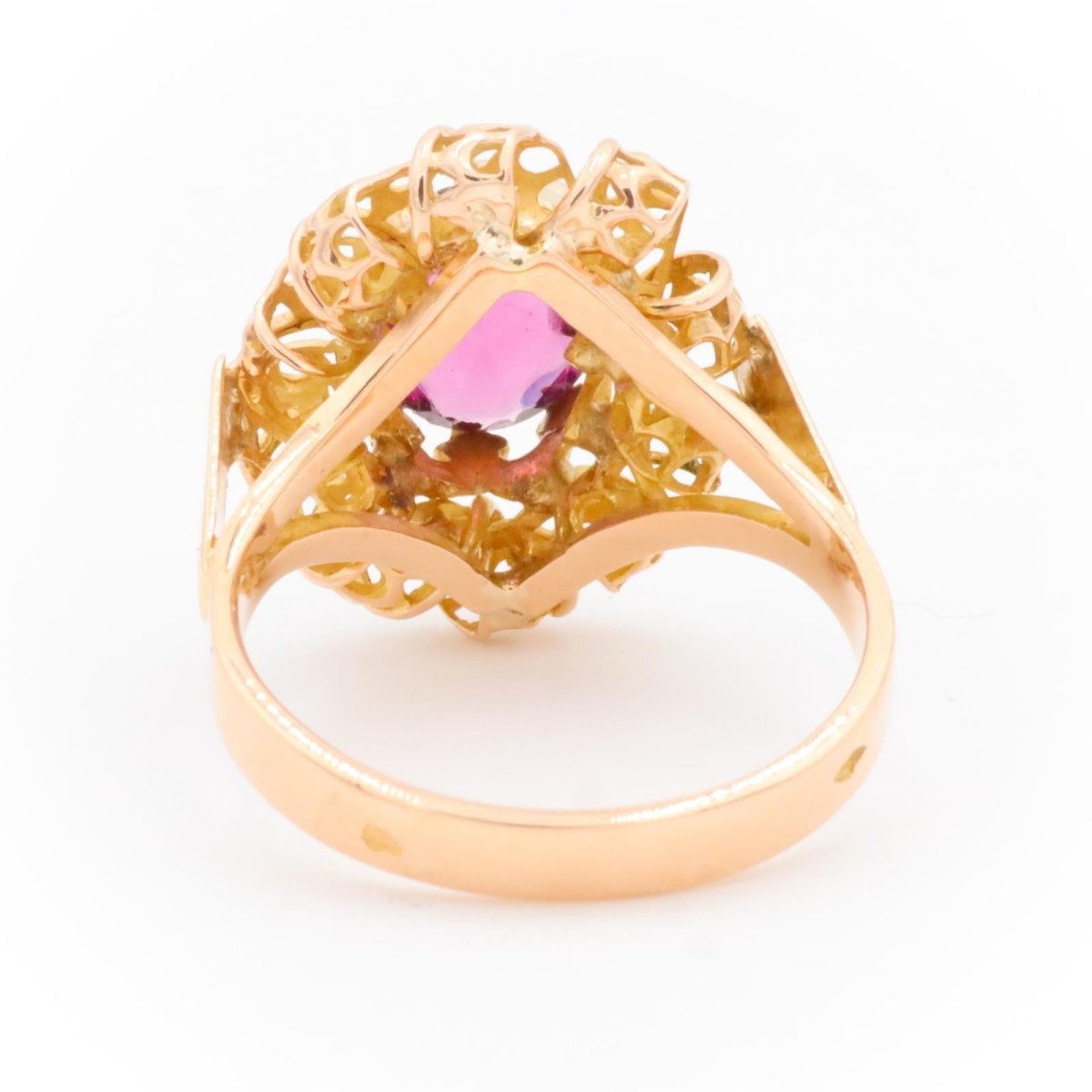 Bague Or jaune Tourmaline - Castafiore