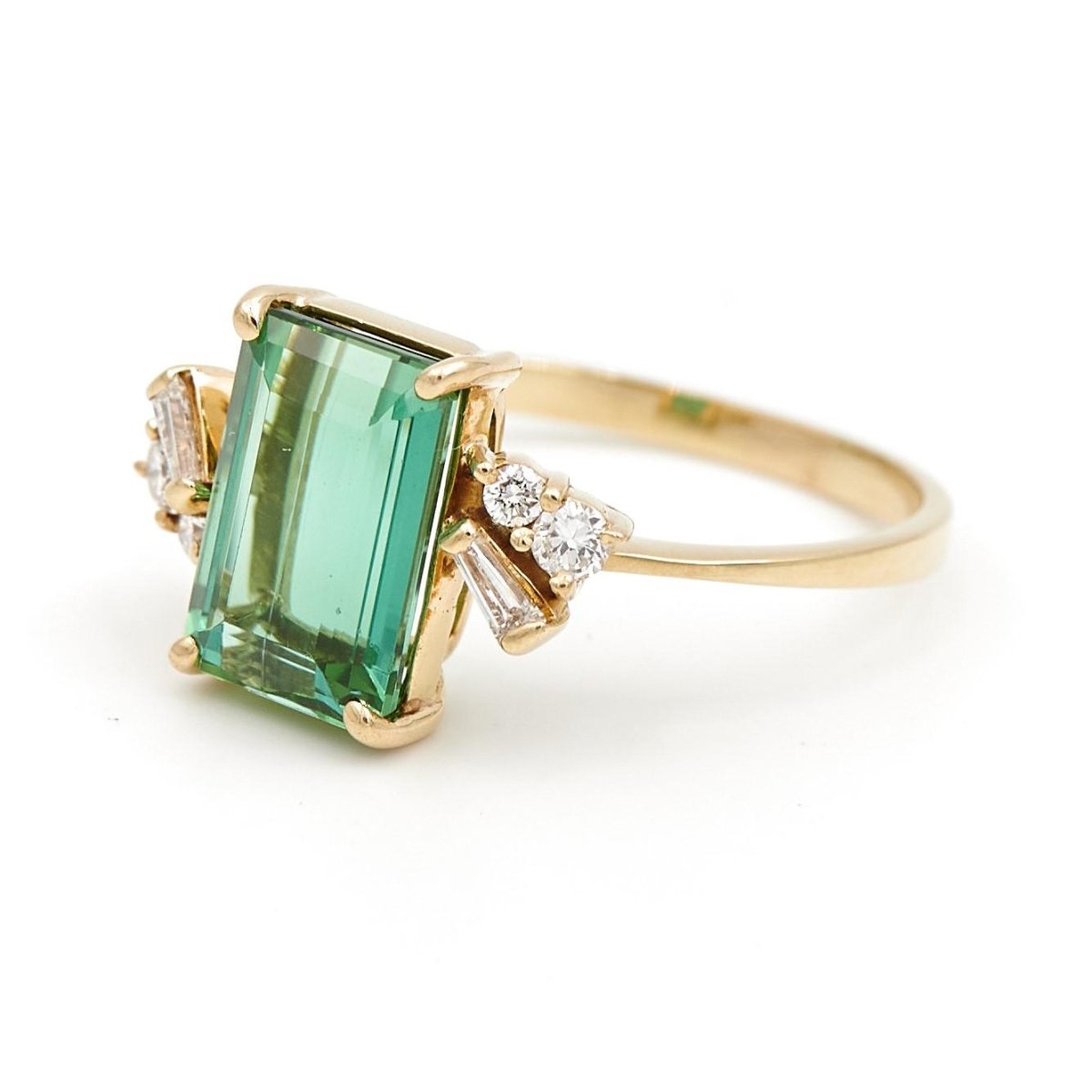 Bague Or jaune Tourmaline - Castafiore