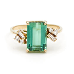 Bague Or jaune Tourmaline - Castafiore