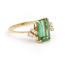 Bague Or jaune Tourmaline - Castafiore
