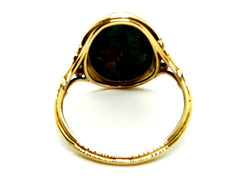 Bague Or jaune Turquoise - Castafiore