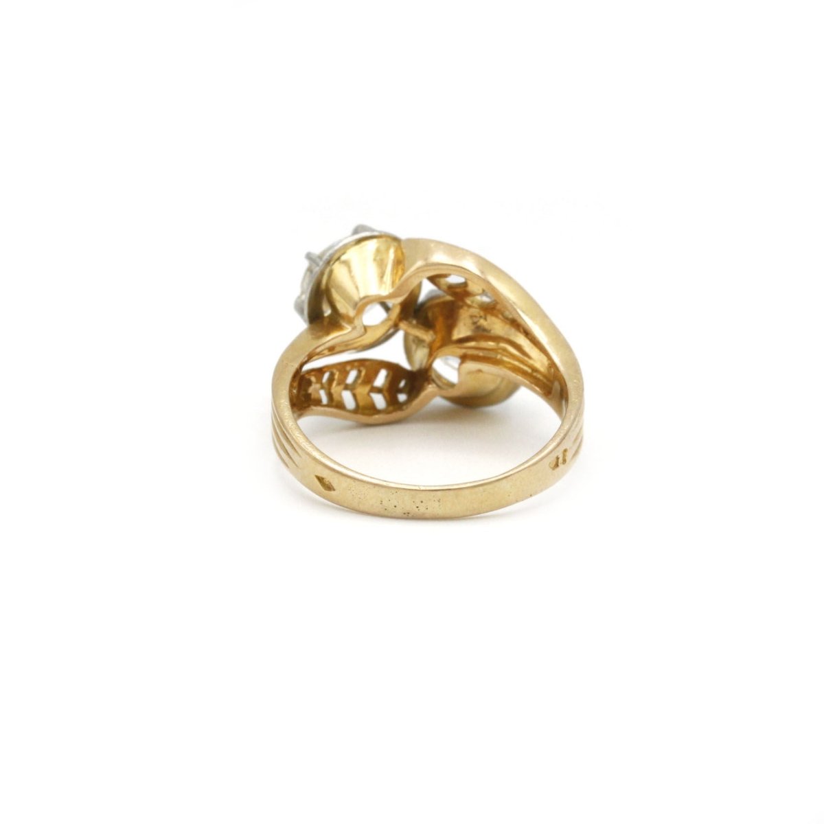 Bague - Or, Platine & diamants - Castafiore