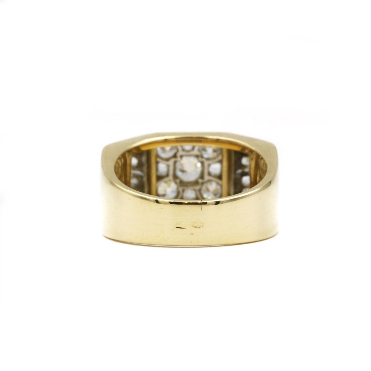 Bague - Or, Platine et diamants - Castafiore