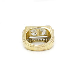 Bague - Or, Platine et Diamants - Castafiore