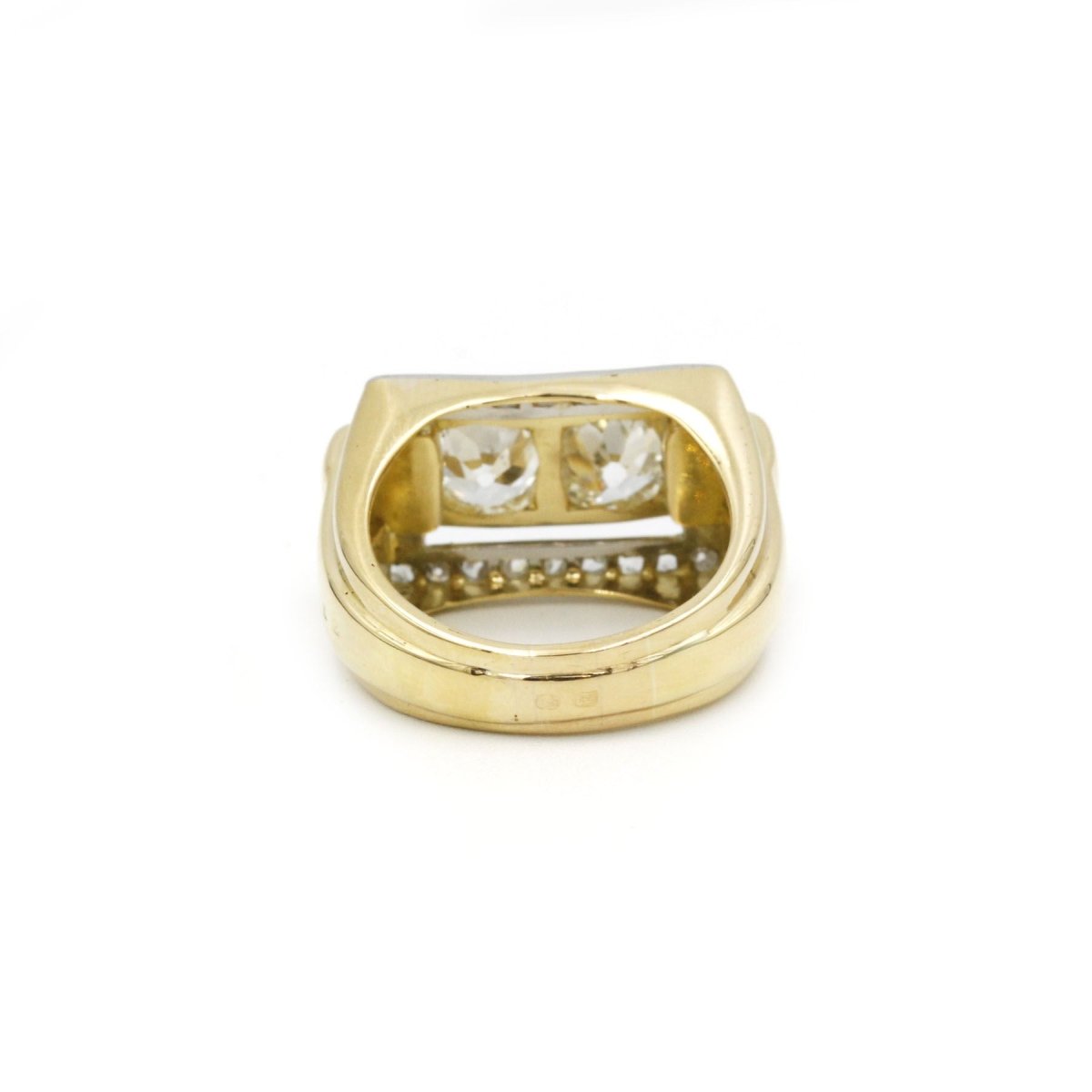 Bague - Or, Platine et Diamants - Castafiore