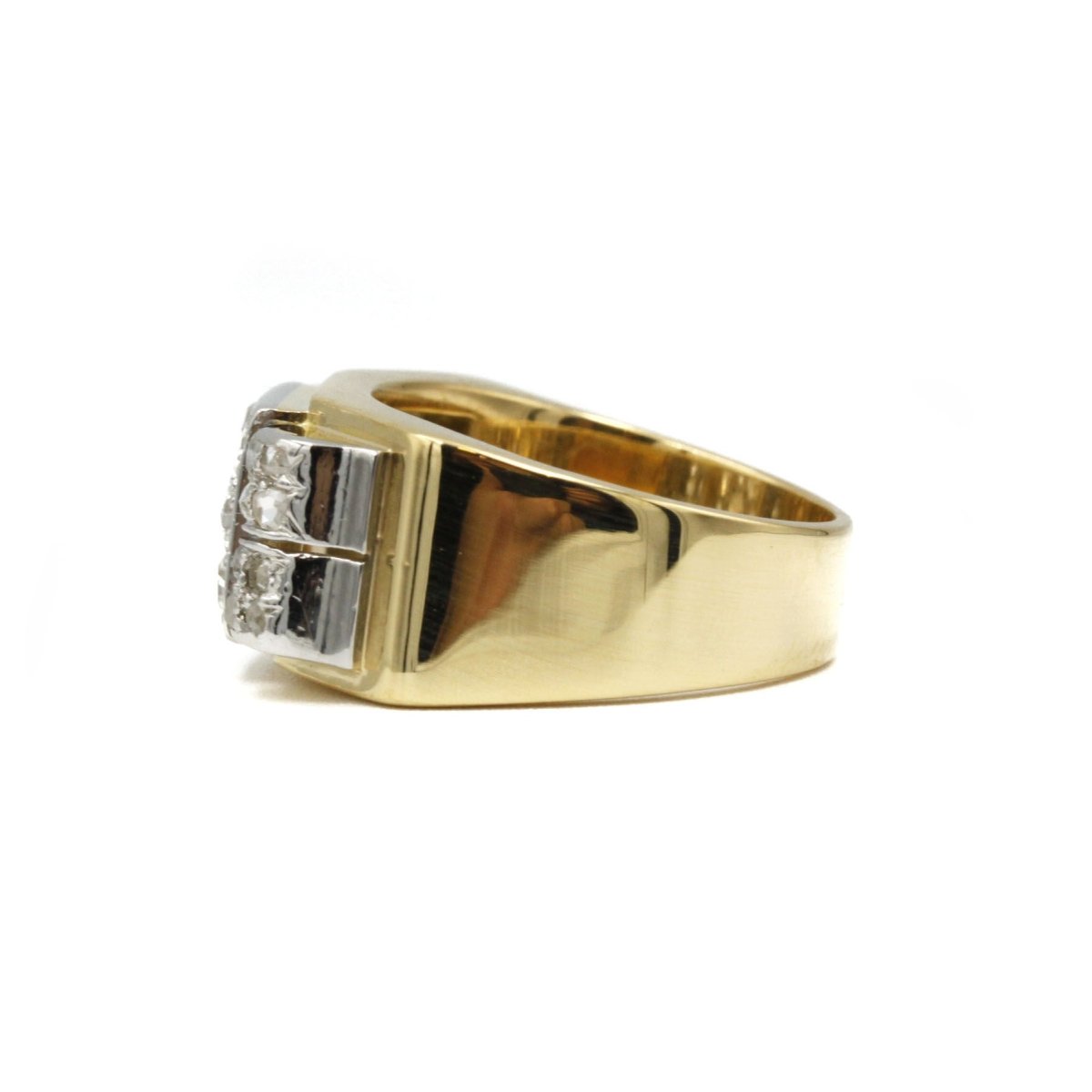 Bague - Or, Platine et diamants - Castafiore