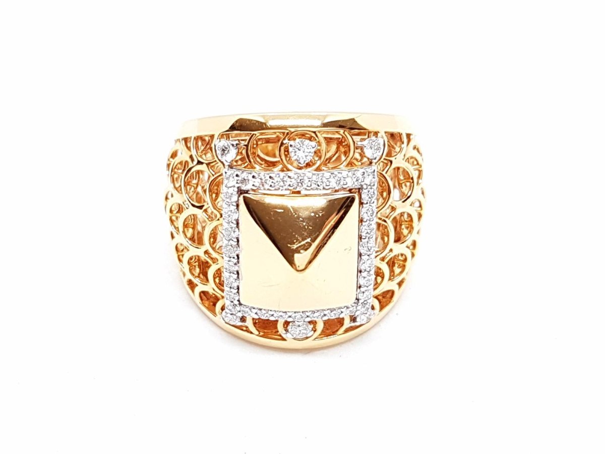 Bague Or rose Diamant - Castafiore