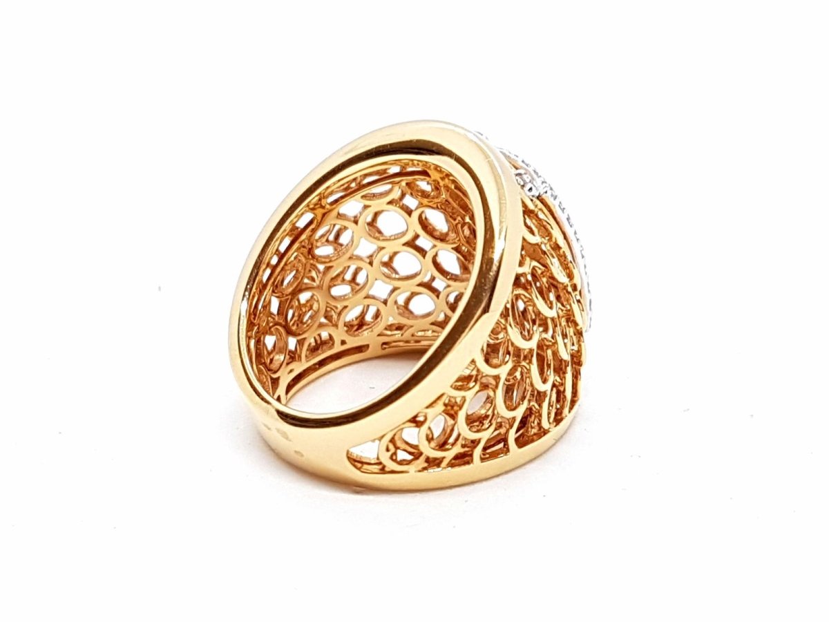 Bague Or rose Diamant - Castafiore