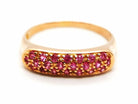 Bague Or rose Saphir - Castafiore