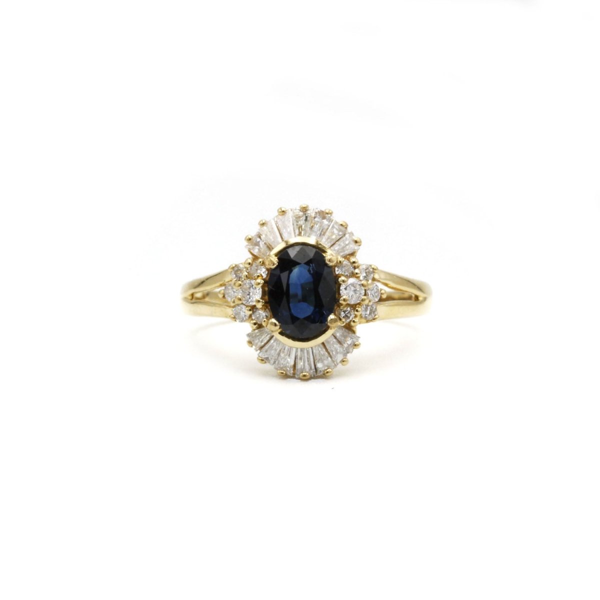 Bague - Or, Saphir & Diamants - Castafiore
