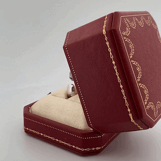 Bague Panthère CARTIER "Massai" en or blanc, diamants et émeraudes - Castafiore