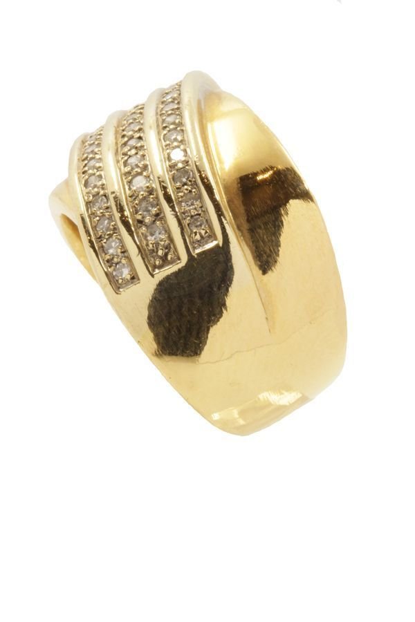 BAGUE PAVAGE DIAMANTS - Castafiore