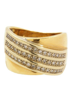 BAGUE PAVAGE DIAMANTS - Castafiore