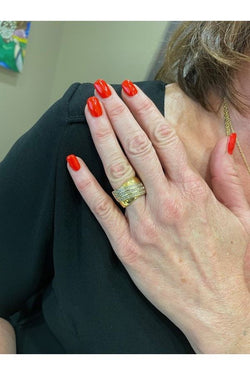 BAGUE PAVAGE DIAMANTS - Castafiore