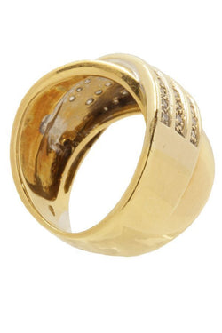 BAGUE PAVAGE DIAMANTS - Castafiore