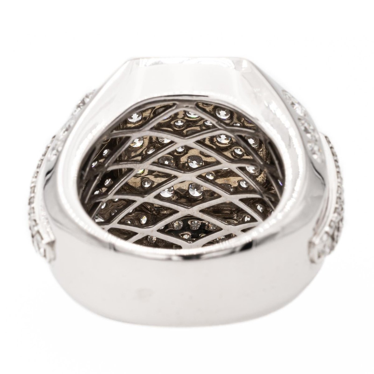 Bague Pavées diamants en or blanc - Castafiore