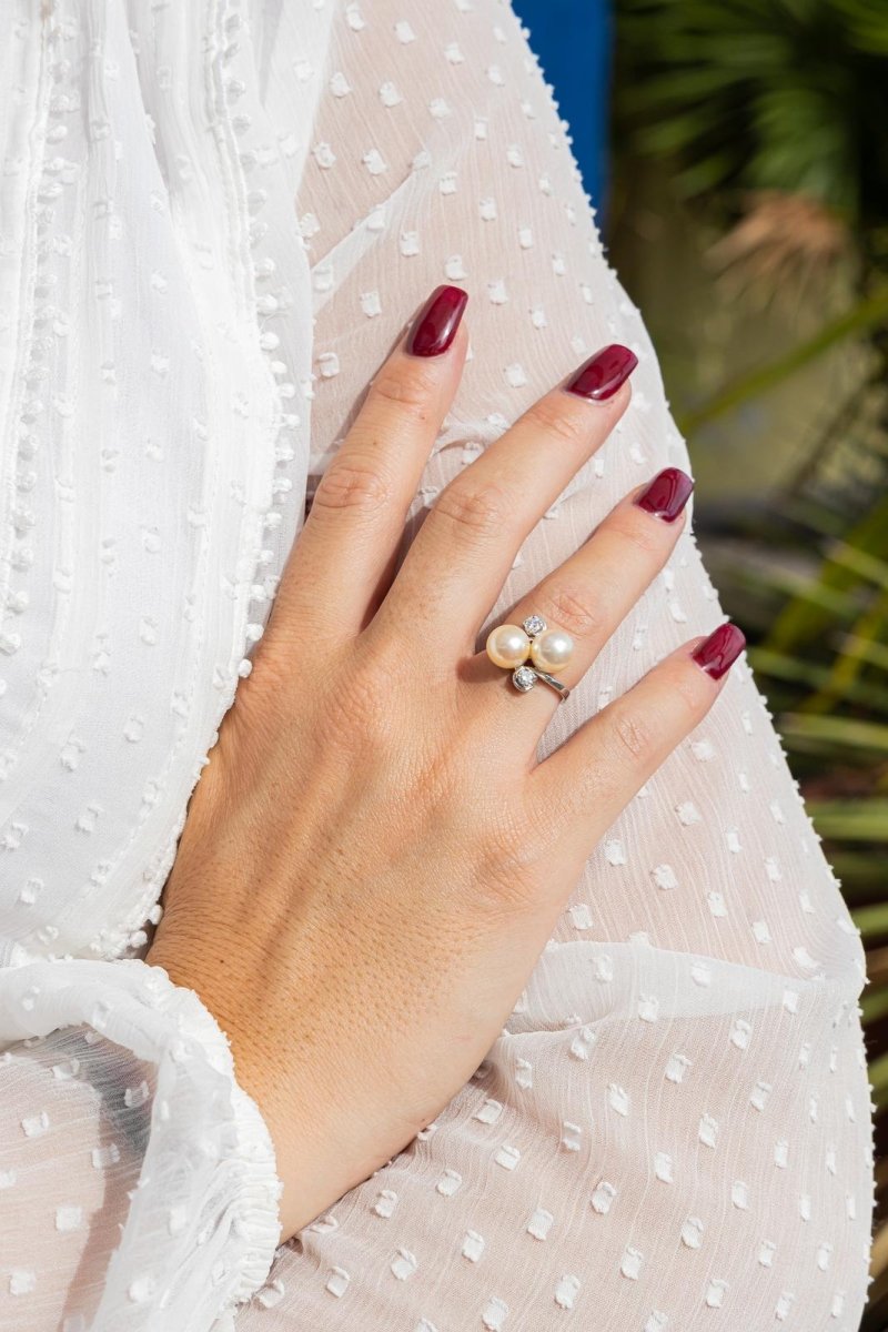 Bague Perle en or blanc Perle - Castafiore