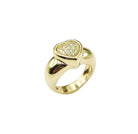 Bague PIAGET "Cœur" en or jaune et diamants - Castafiore