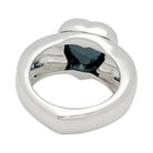 Bague Piaget, "Coeur", or blanc et topaze - Castafiore