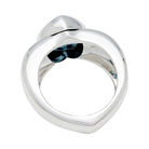 Bague Piaget, "Coeur", or blanc et topaze - Castafiore