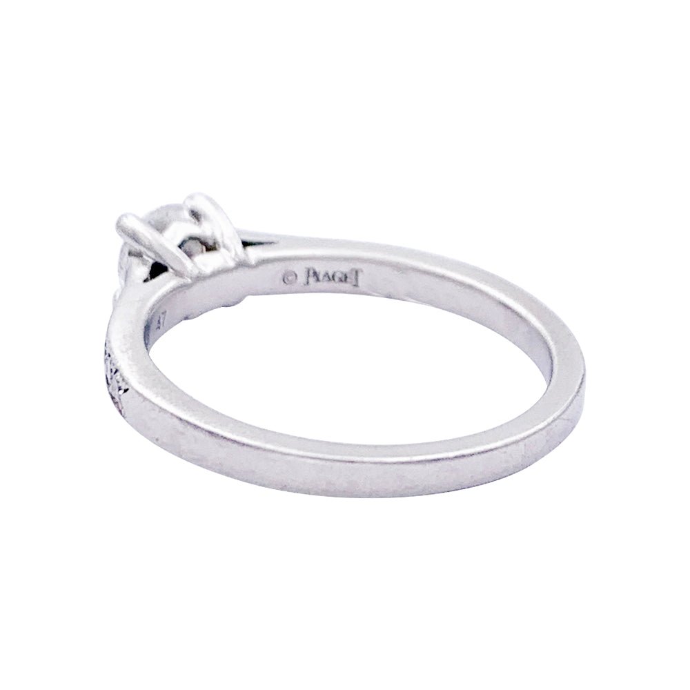 Bague PIAGET Solitaire "Limelight" platine et diamants. - Castafiore