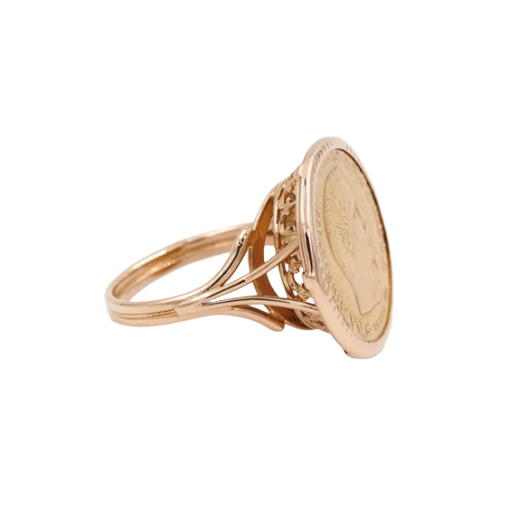 Bague Pièce Or jaune - Castafiore