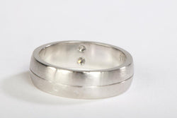 Bague Platine Diamant - Castafiore