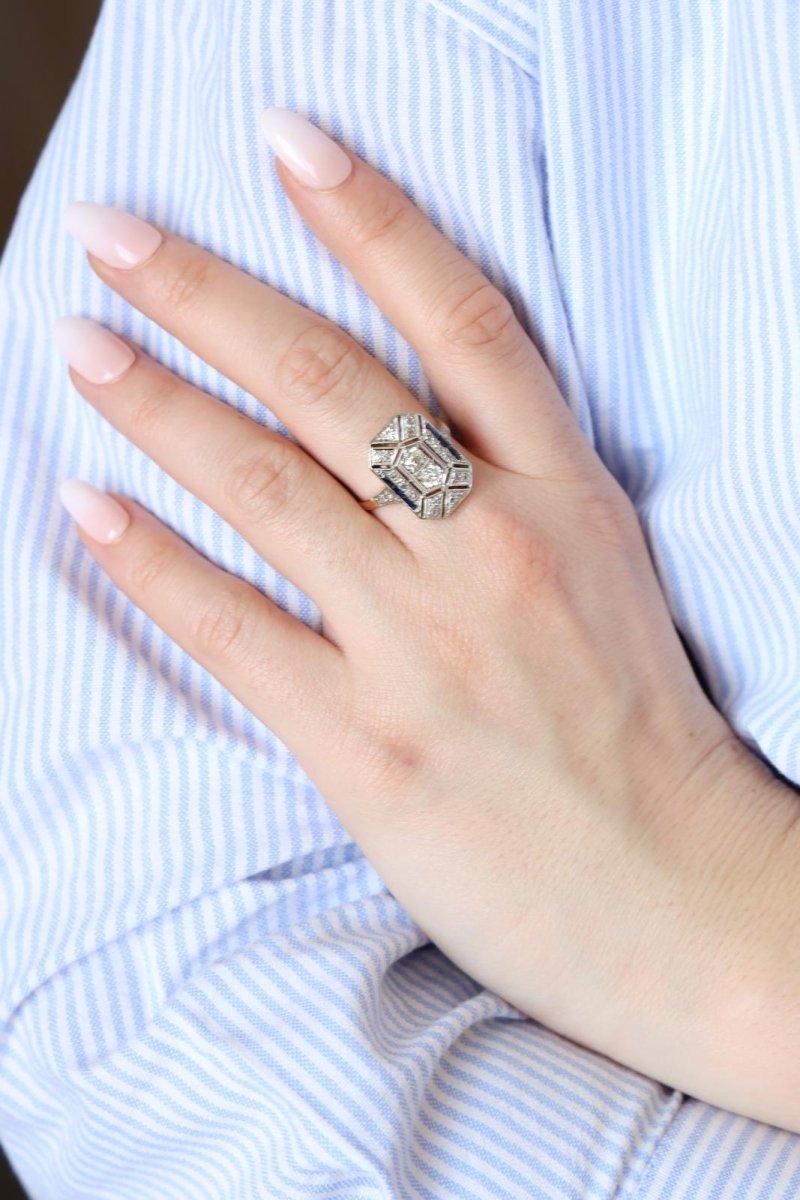 Bague Platine Diamant - Castafiore