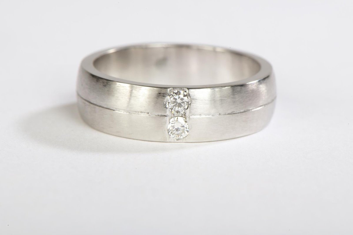 Bague Platine Diamant - Castafiore