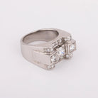 Bague platine et diamant - Castafiore