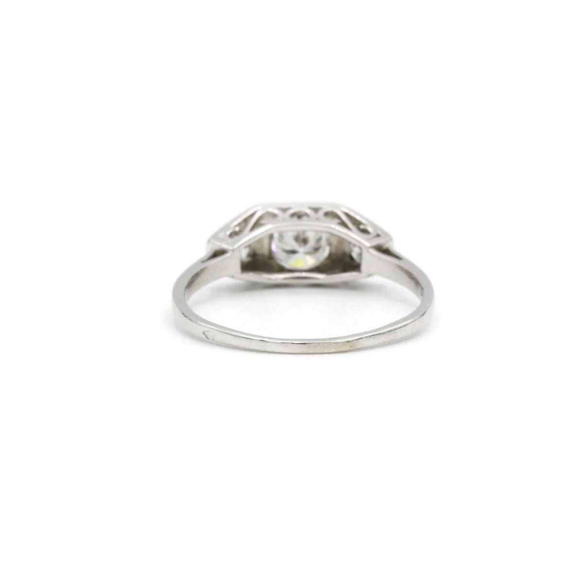Bague - Platine Et Diamants - Castafiore