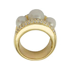 Bague Poiray, "Fidji", or jaune, perle et diamants - Castafiore