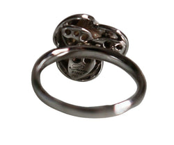 Bague POIRAY Trèfle en or blanc et perle - Castafiore