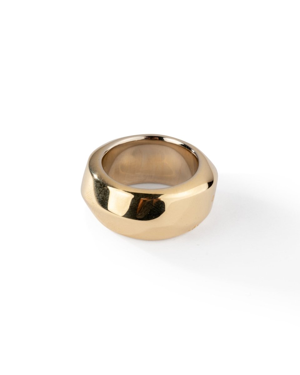 Bague POMELLATO bandeau en or jaune - Castafiore