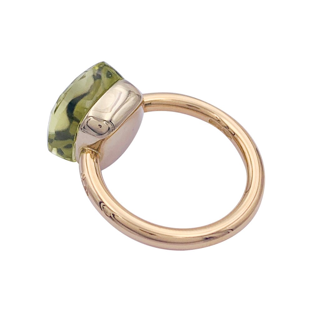 Bague Pomellato, "Nudo Maxi", quartz citron. - Castafiore