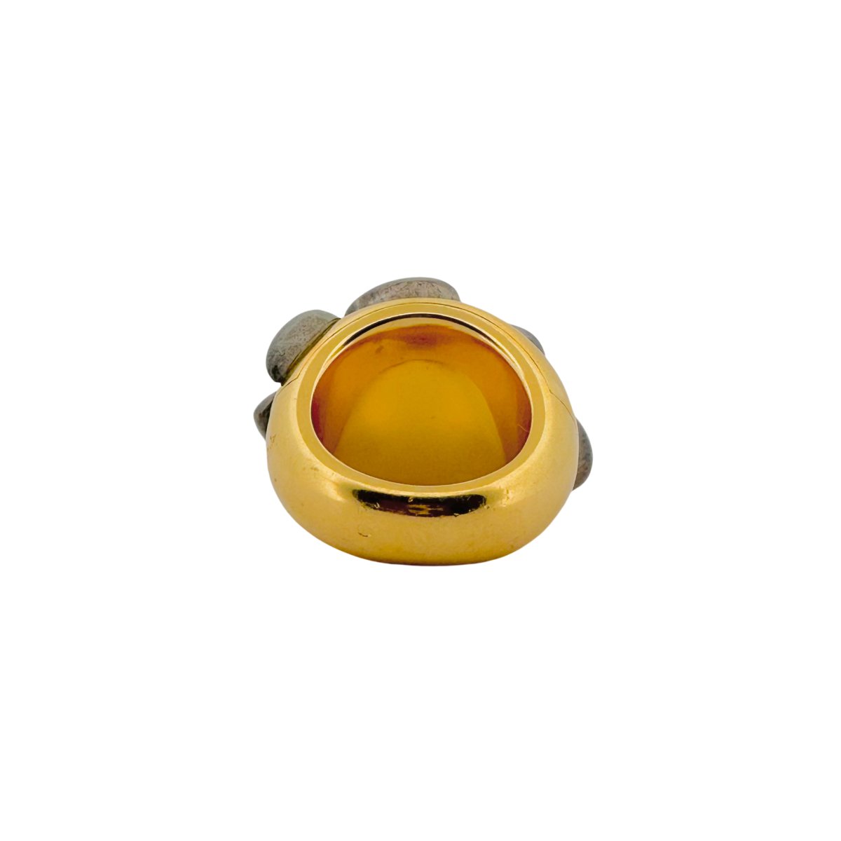 Bague Pomellato Rugiada en or jaune et labradorites - Castafiore