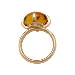Bague POMELLATO "Veleno" or rose et citrine - Castafiore