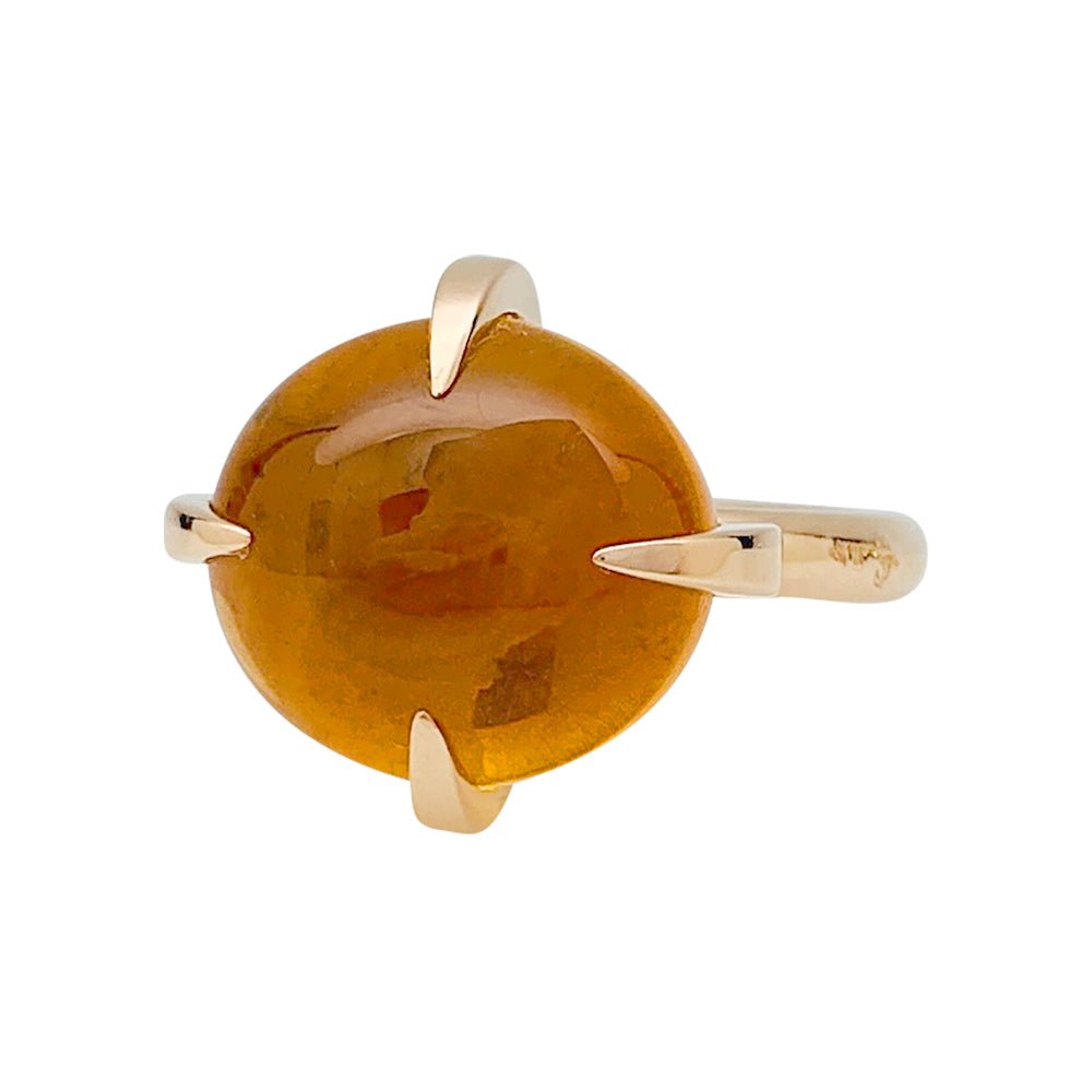 Bague POMELLATO "Veleno" or rose et citrine - Castafiore