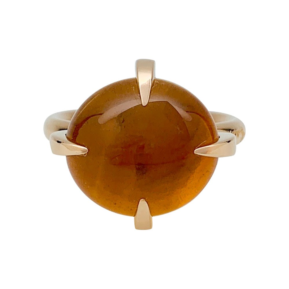 Bague POMELLATO "Veleno" or rose et citrine - Castafiore